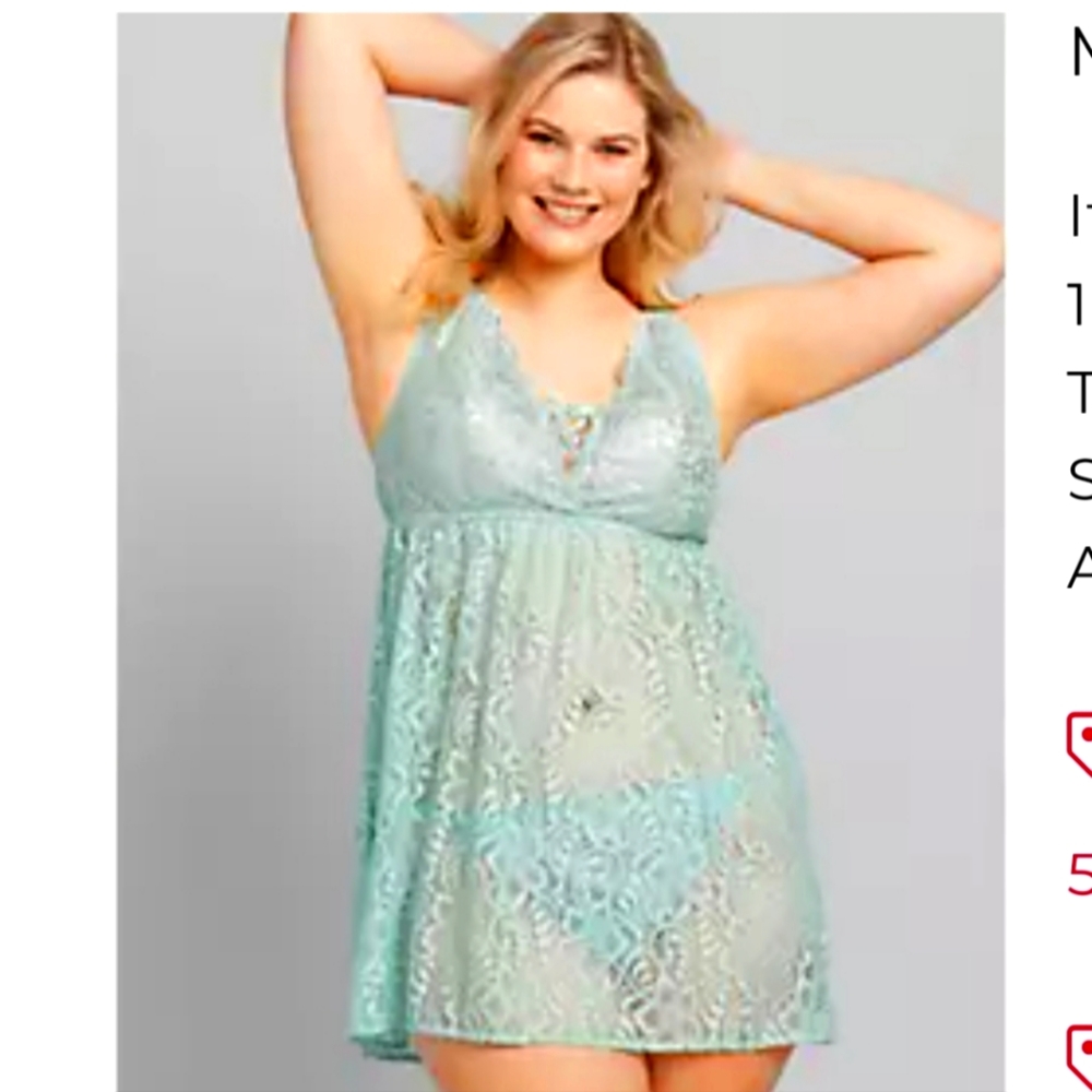 Lane Bryant baby doll nightie 18/20